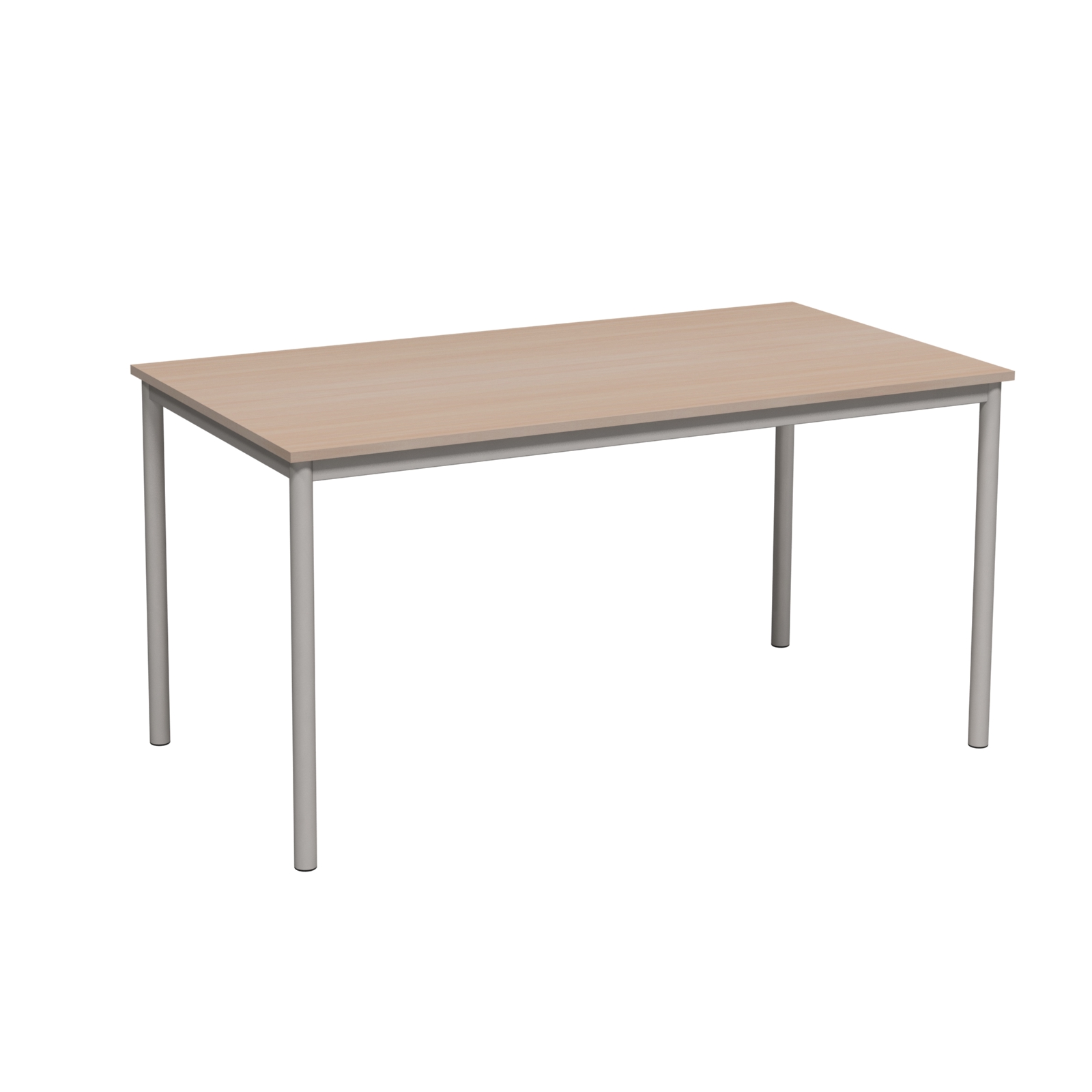 Стіл для шкільної їдальні СЕРТИФІКОВАНИЙ 6-місний прямокутний ДСП 18мм з металевою рамою по контуру, розбірний каркас (30100) АНШАР ГРУП